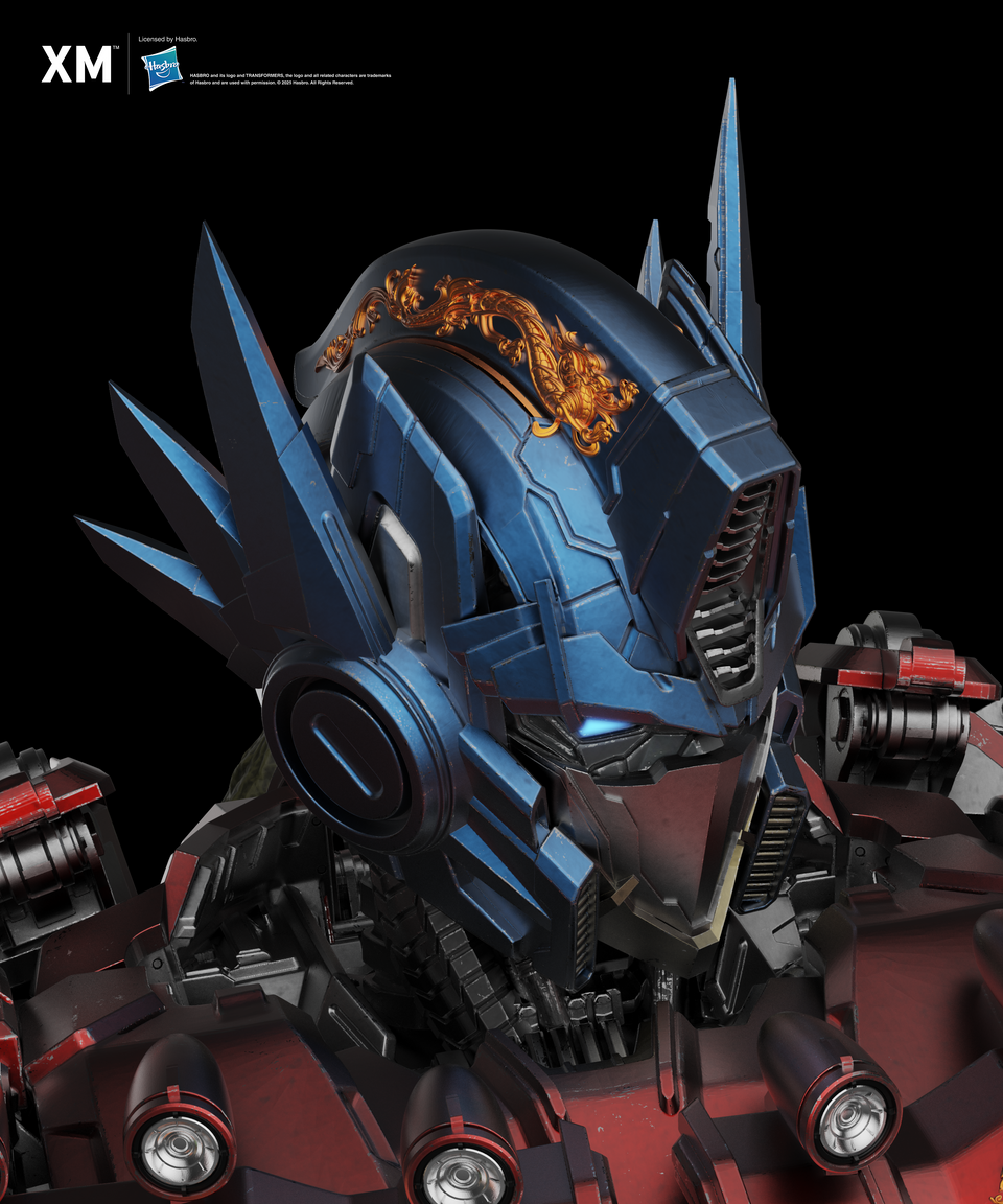 XM Studios Optimus Prime - Azure Dragon (Mythical Beasts Series) 1/10 Scale Statue