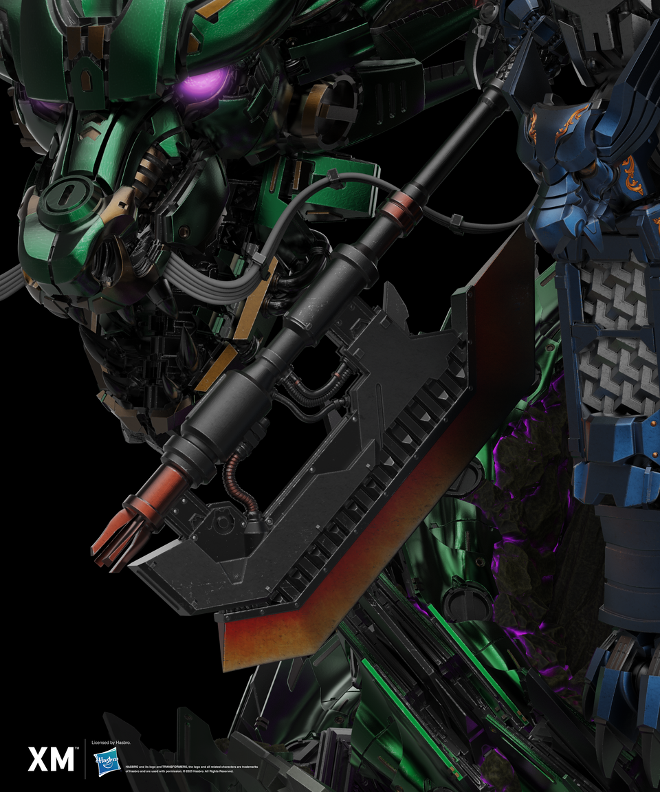 XM Studios Optimus Prime - Azure Dragon (Mythical Beasts Series) 1/10 Scale Statue