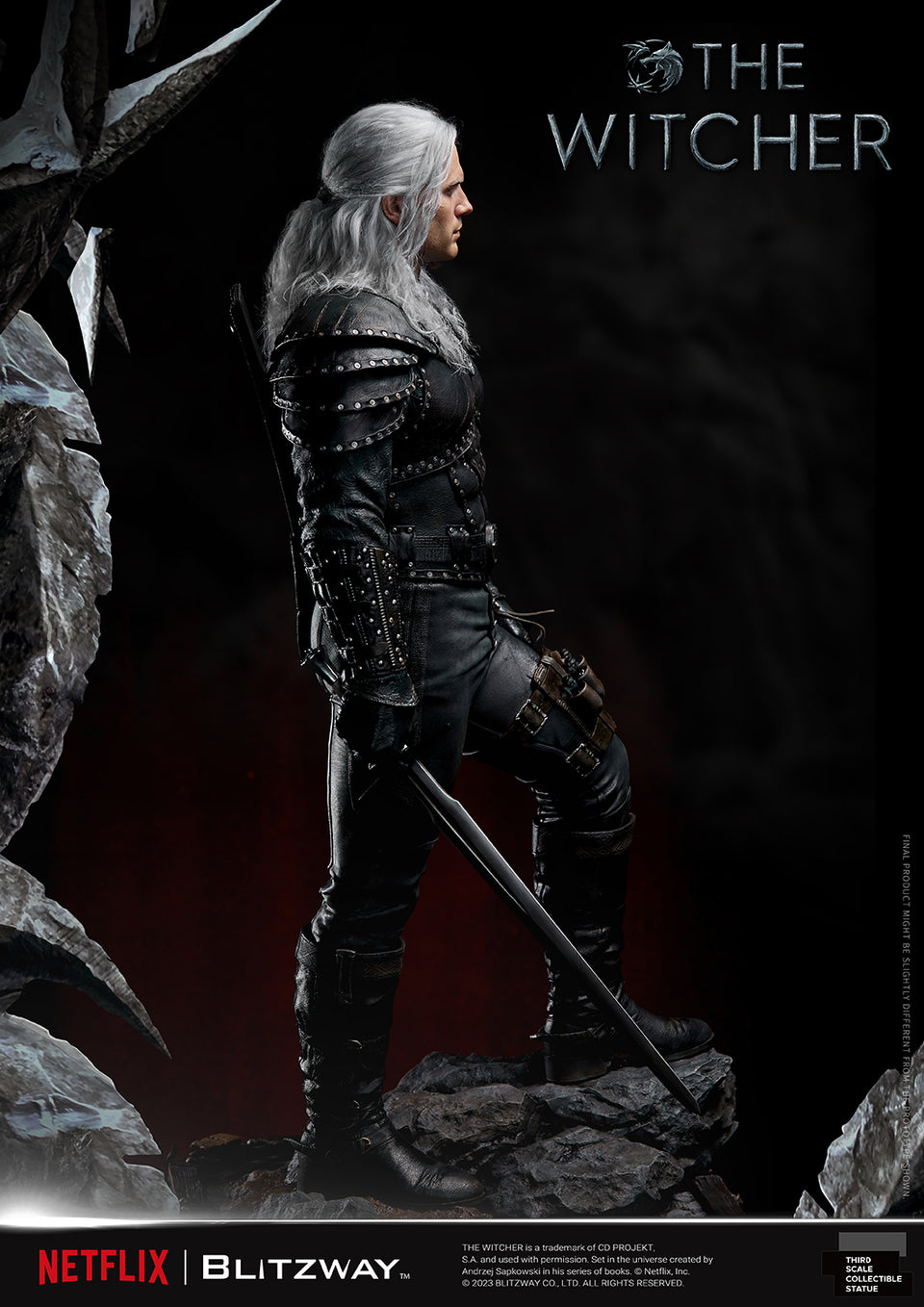 Blitzway The Witcher Geralt of Rivia 1/3 Scale Statue