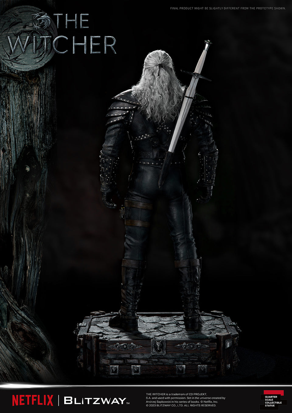 Blitzway The Witcher Geralt of Rivia 1/4 Scale Statue