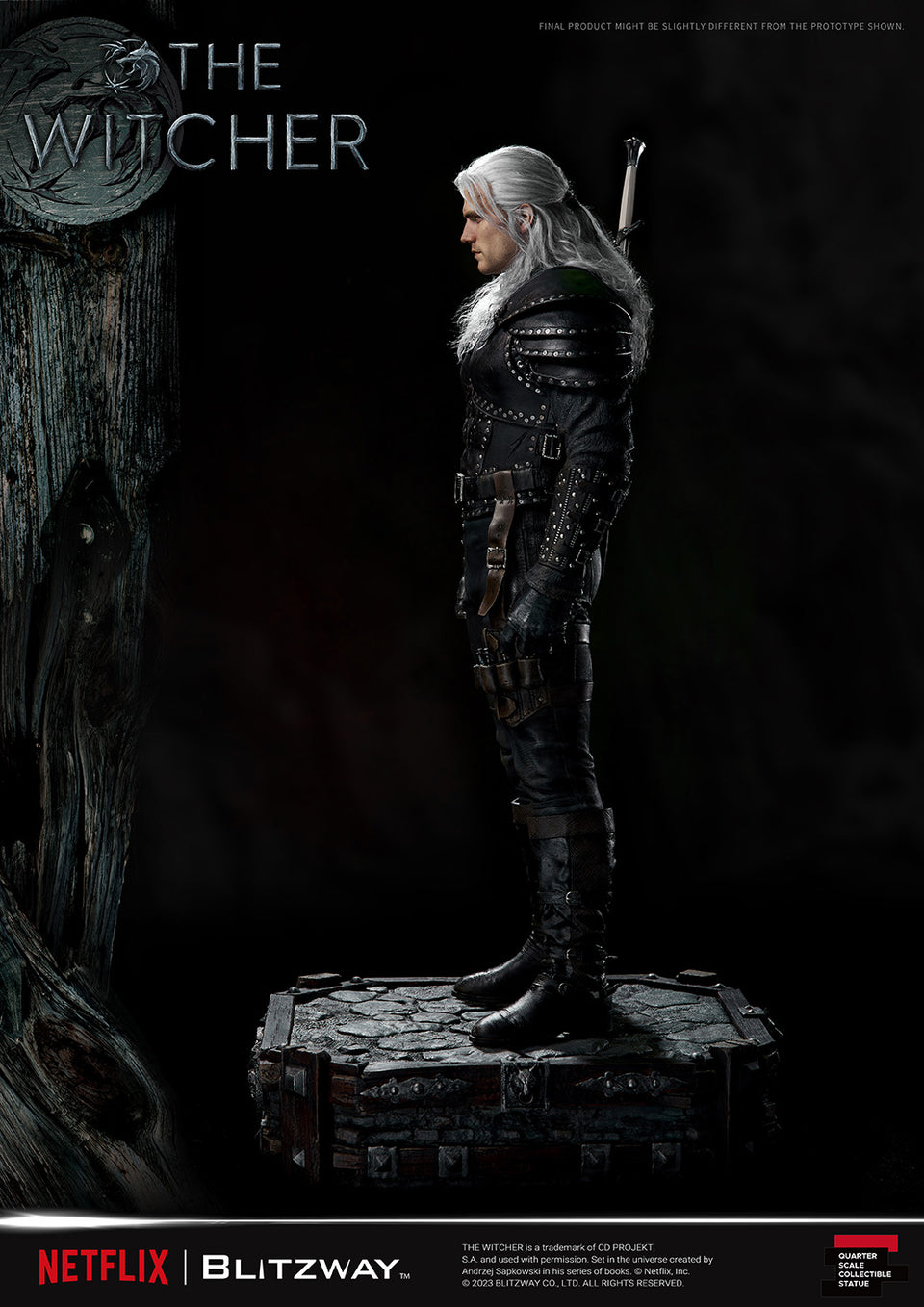 Blitzway The Witcher Geralt of Rivia 1/4 Scale Statue