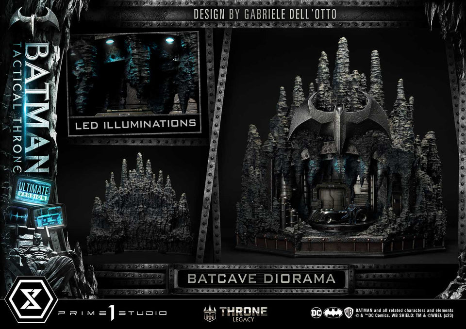 Prime 1 Studios Batman Tactical Throne (Ultimate Bonus Version) 1/4 Scale Statue