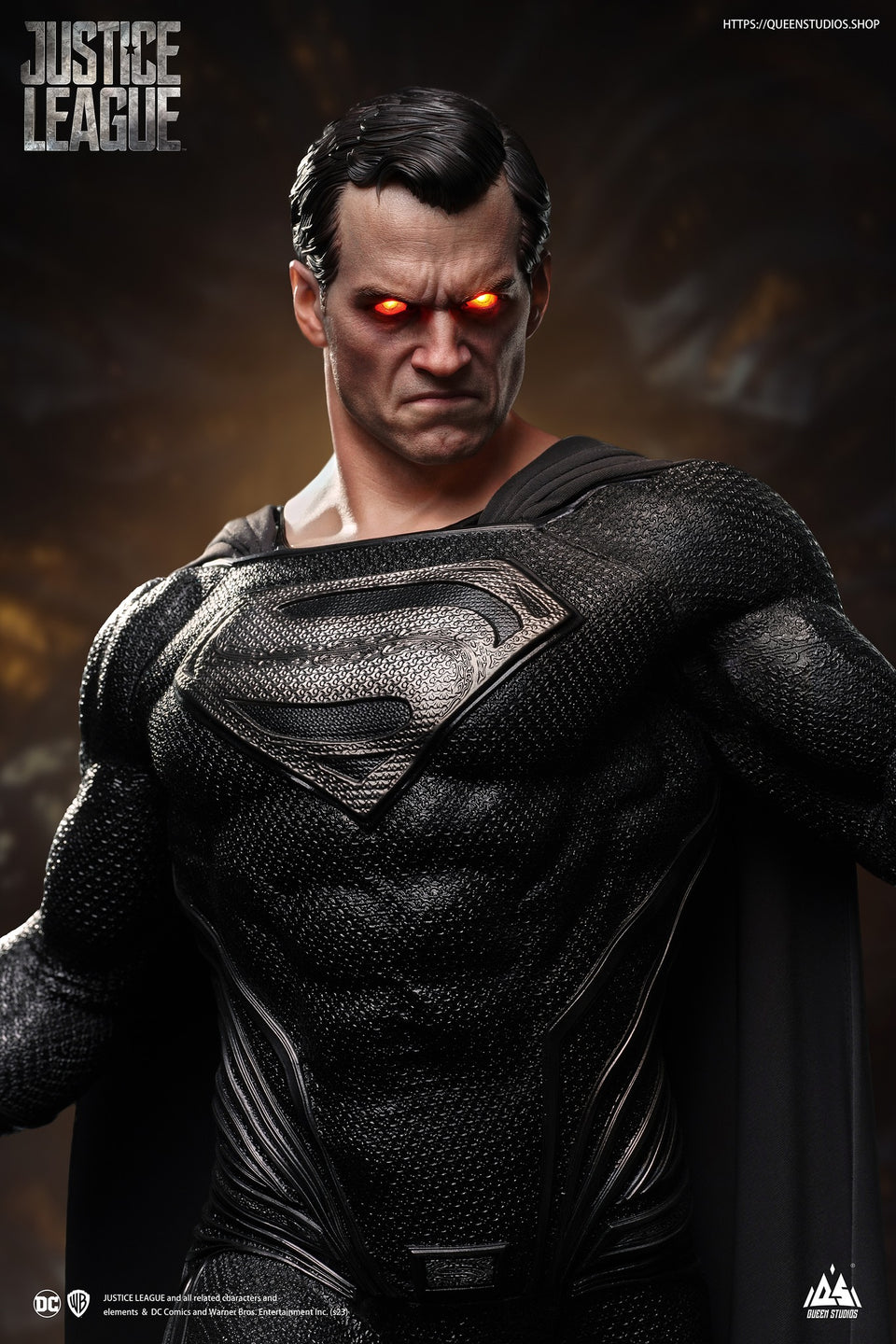 Queen Studios Superman (Henry Cavill) Black Suit (Regular Edition) 1/3 Scale Statue