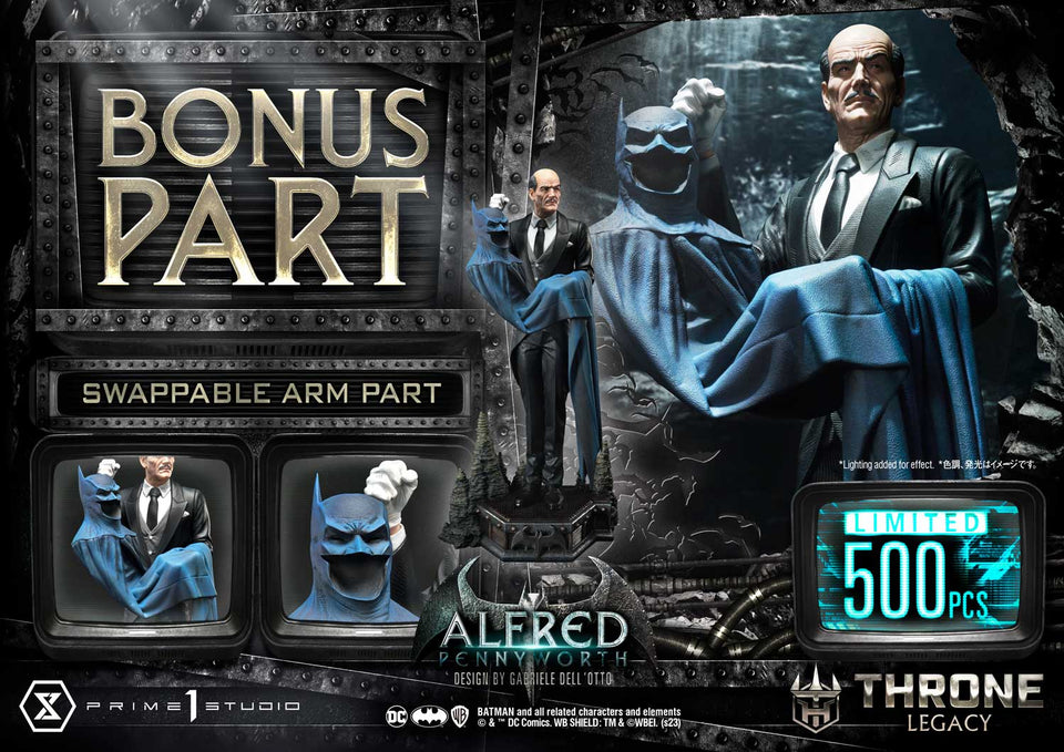 Prime 1 Studios Alfred Pennyworth (Bonus Version) 1/4 Scale Statue