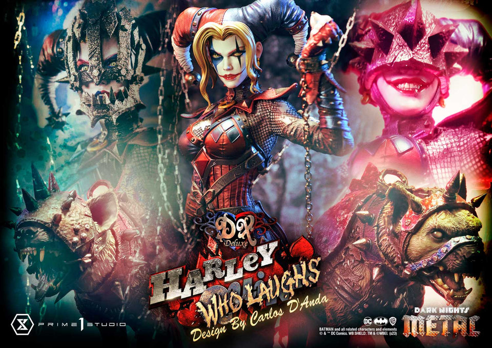 Prime 1 Studios Harley Quinn Who Laughs (Deluxe Bonus Version) 1/3 Scale Statue