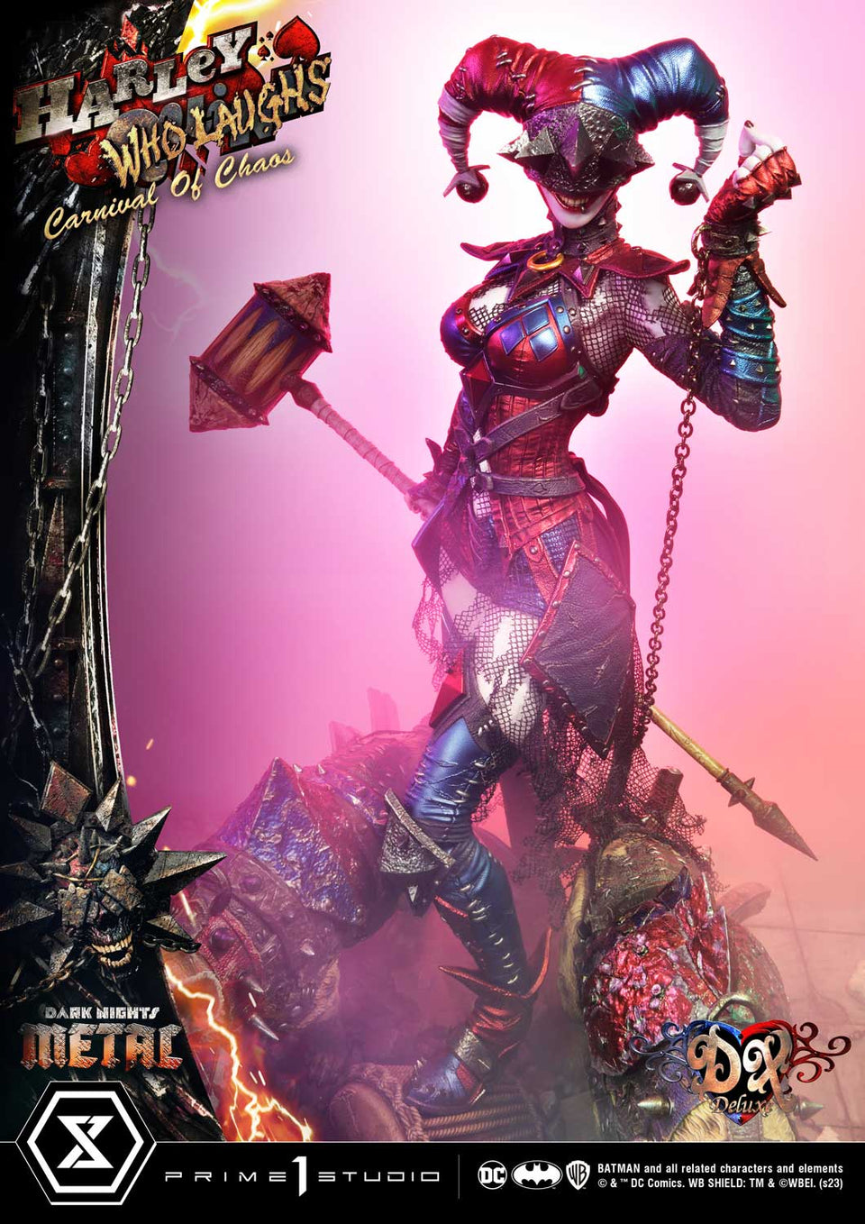 Prime 1 Studios Harley Quinn Who Laughs (Deluxe Bonus Version) 1/3 Scale Statue