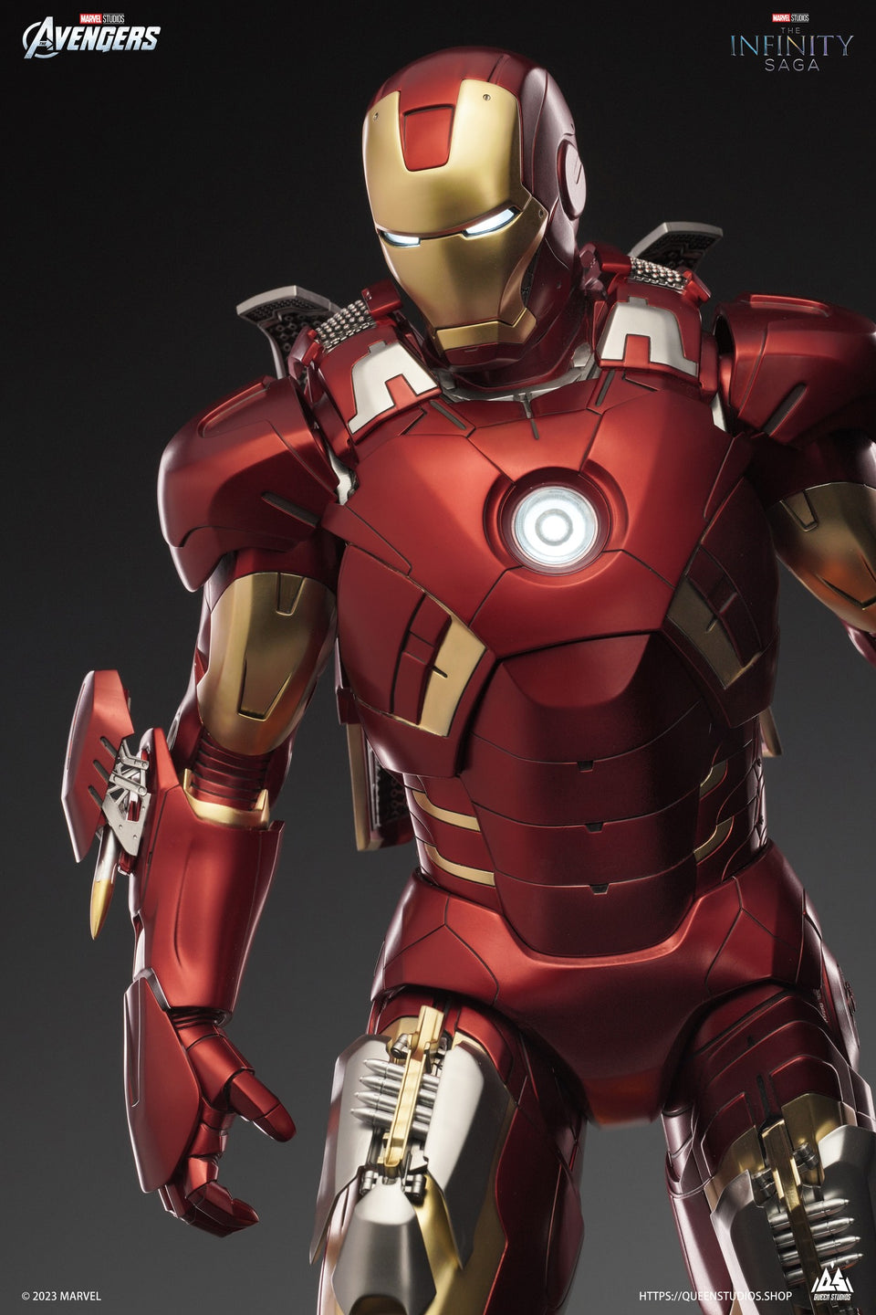 Queen Studios Iron Man Mark 7 (Clean Version) 1/3 Scale Statue