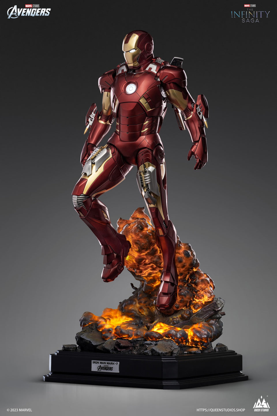 Queen Studios Iron Man Mark 7 (Clean Version) 1/3 Scale Statue
