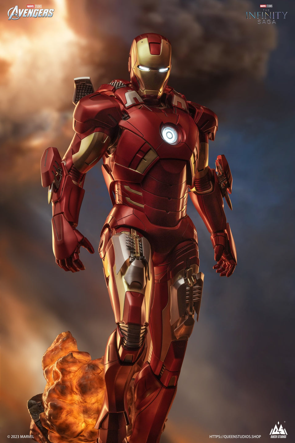 Queen Studios Iron Man Mark 7 (Clean Version) 1/3 Scale Statue