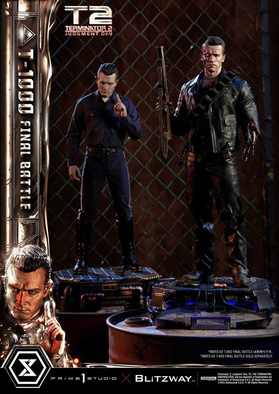 Prime 1 Studios Terminator 2 Final Battle T1000 (Regular Version) 1/3 Scale Statue
