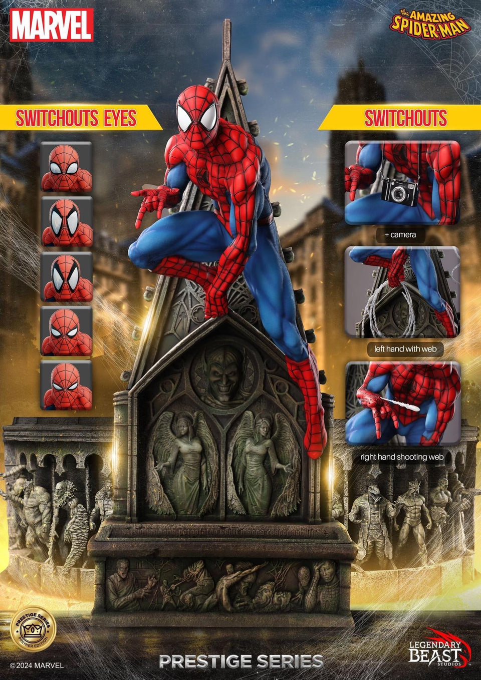 LBS Spider-man 1/3 (Premium Edition) Scale Statue