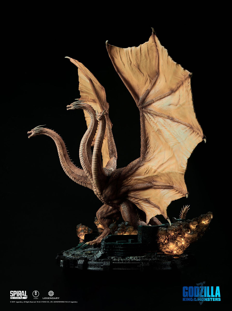 Spiral Studio King Ghidorah 2019 (Deluxe Edition) Statue