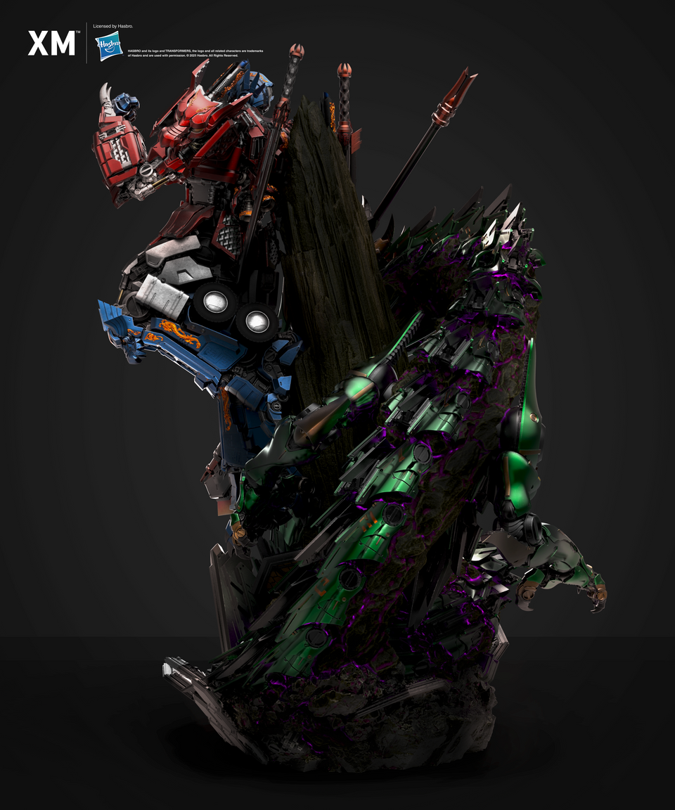 XM Studios Optimus Prime - Azure Dragon (Mythical Beasts Series) 1/10 Scale Statue