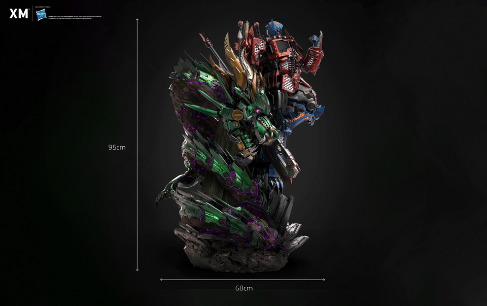 XM Studios Optimus Prime - Azure Dragon (Mythical Beasts Series) 1/10 Scale Statue