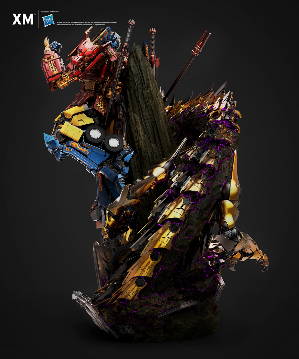 XM Studios Optimus Prime - Azure Dragon Gold Version (Mythical Beasts Series) 1/10 Scale Statue (Copy)
