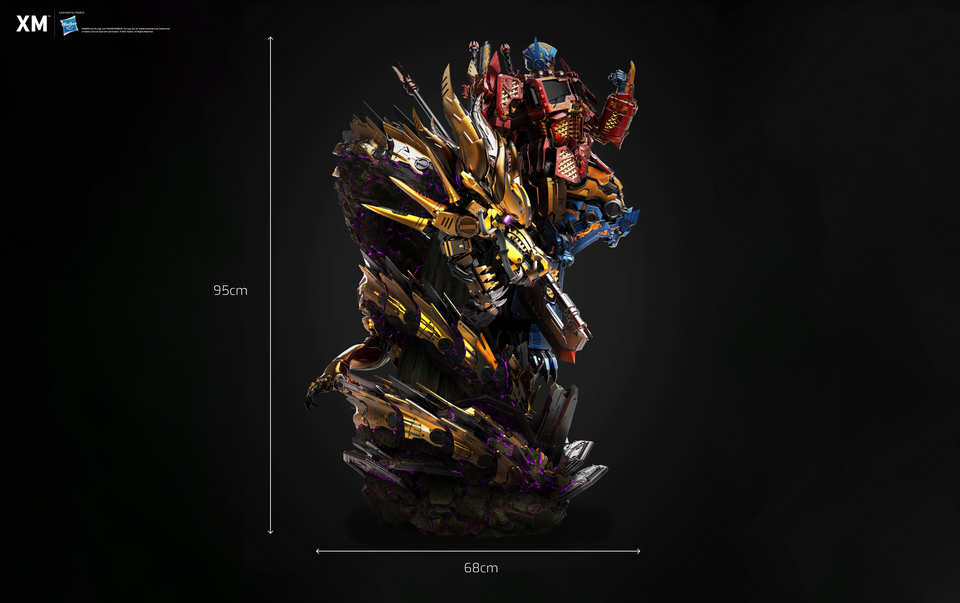XM Studios Optimus Prime - Azure Dragon Gold Version (Mythical Beasts Series) 1/10 Scale Statue (Copy)