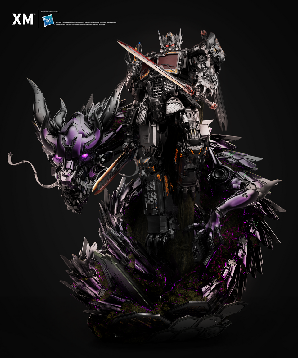 XM Studios Optimus Prime - Azure Dragon Shadow Version (Mythical Beasts Series) 1/10 Scale Statue (Copy) (Copy)