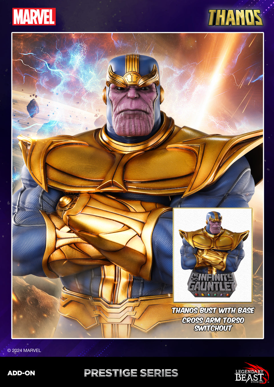 LBS Thanos 1/3 (Bust Edition) Scale Statue