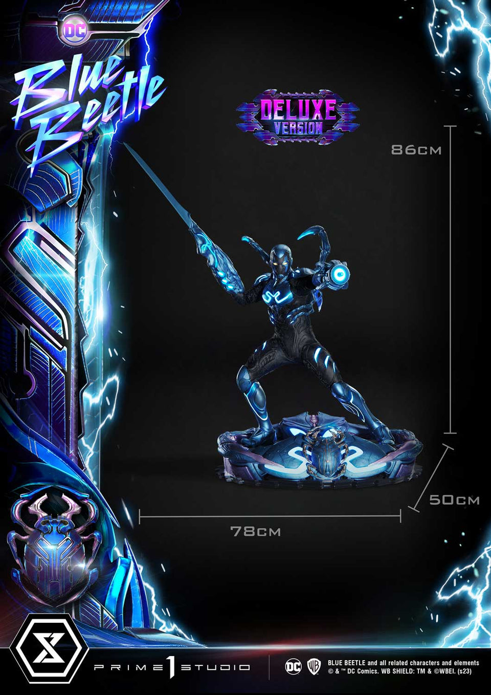 Prime 1 Studios Blue Beetle (Deluxe Bonus Version) 1/3 Scale Statue