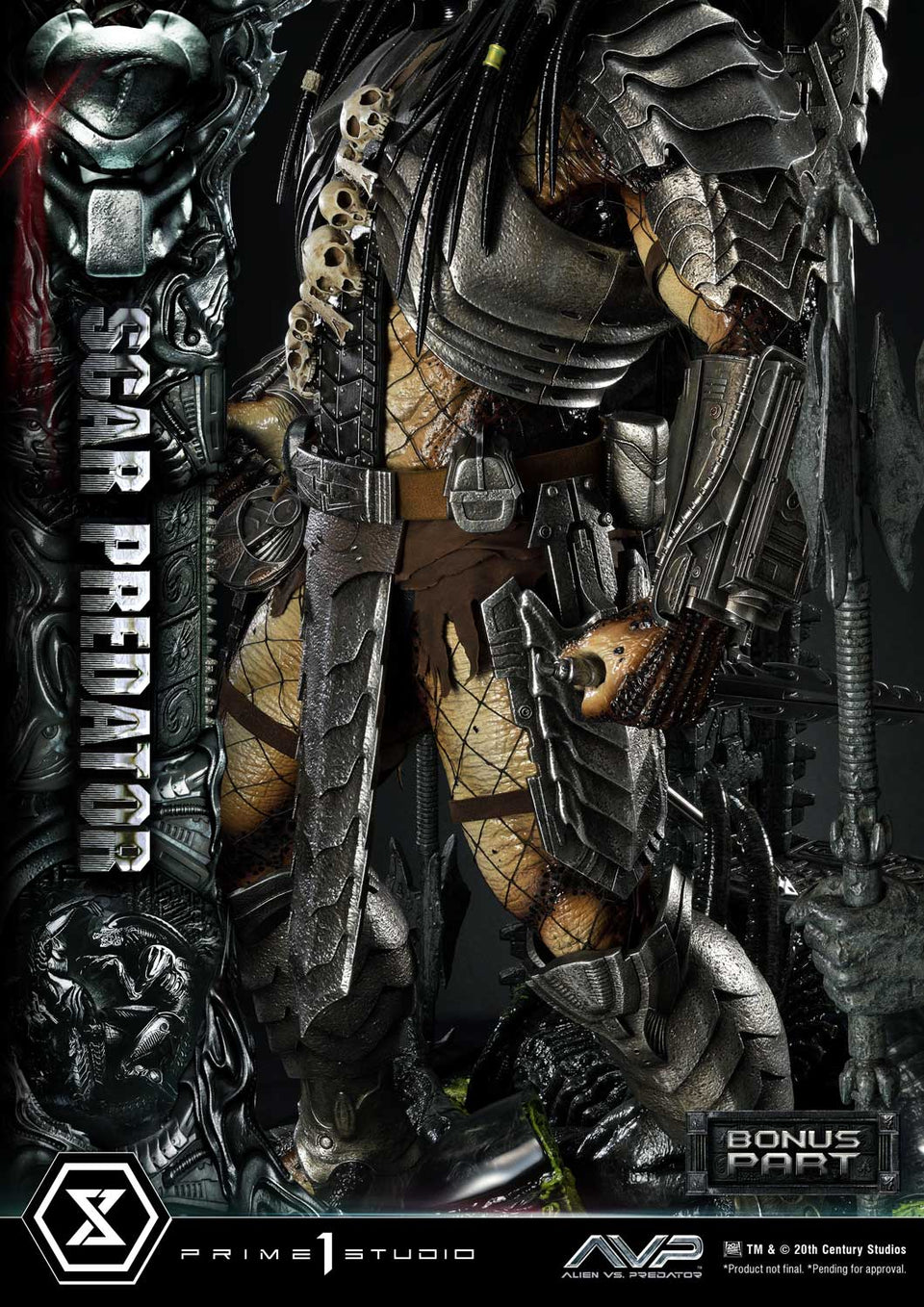 Prime 1 Studios Scar Predator (Regular Version) 1/3 Scale Statue