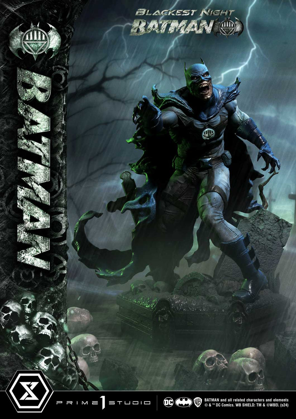 Prime 1 Studio Batman Blackest Night (Comics) (Bonus Version) 1/4 Scale Statue