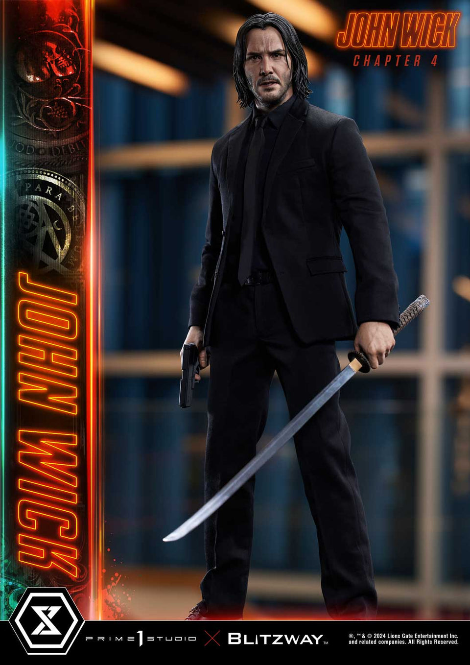 Prime 1 Studio John Wick Chapter 4 (Film) (Deluxe Version) 1/4 Scale Statue