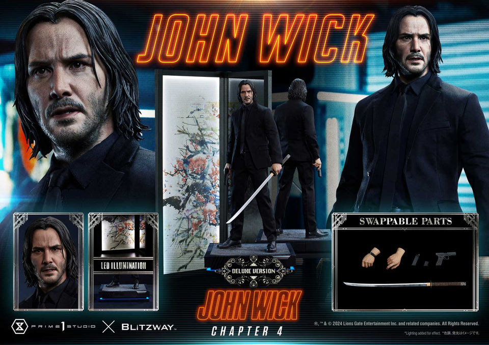 Prime 1 Studio John Wick Chapter 4 (Film) (Deluxe Version) 1/4 Scale Statue