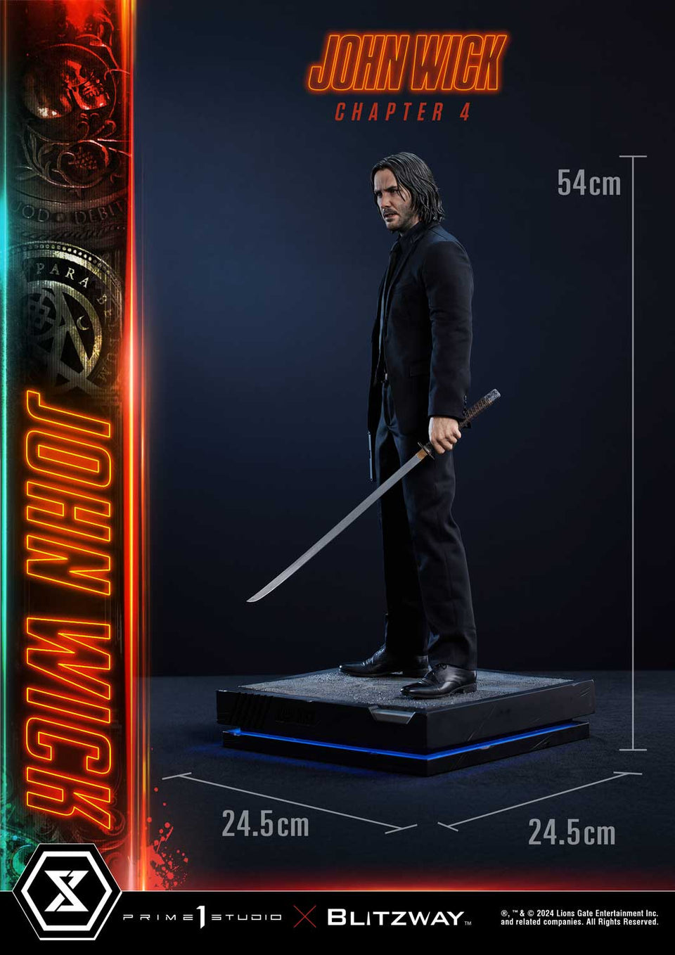 Prime 1 Studio John Wick Chapter 4 (Film) (Deluxe Version) 1/4 Scale Statue