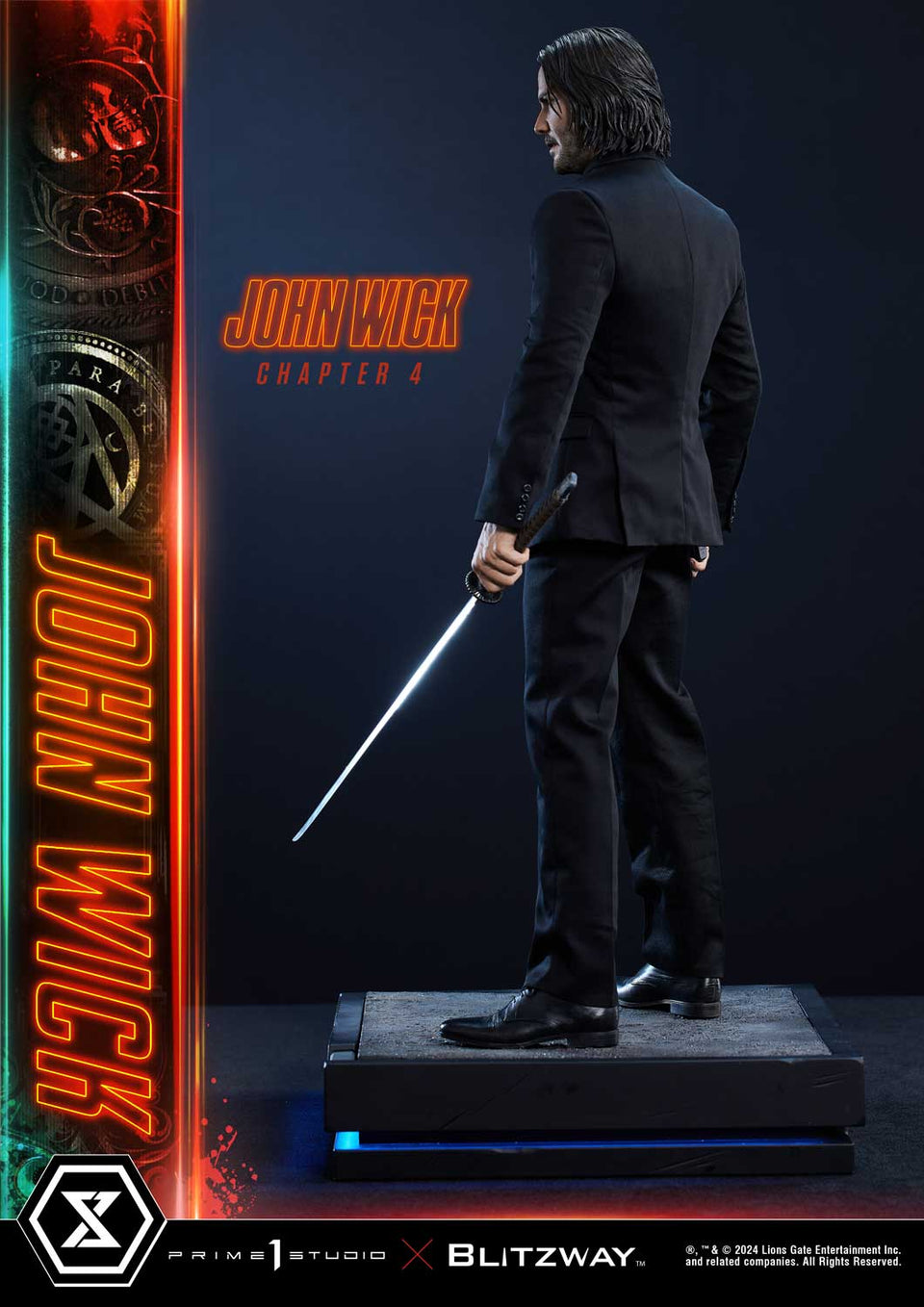 Prime 1 Studio John Wick Chapter 4 (Film) (Deluxe Version) 1/4 Scale Statue