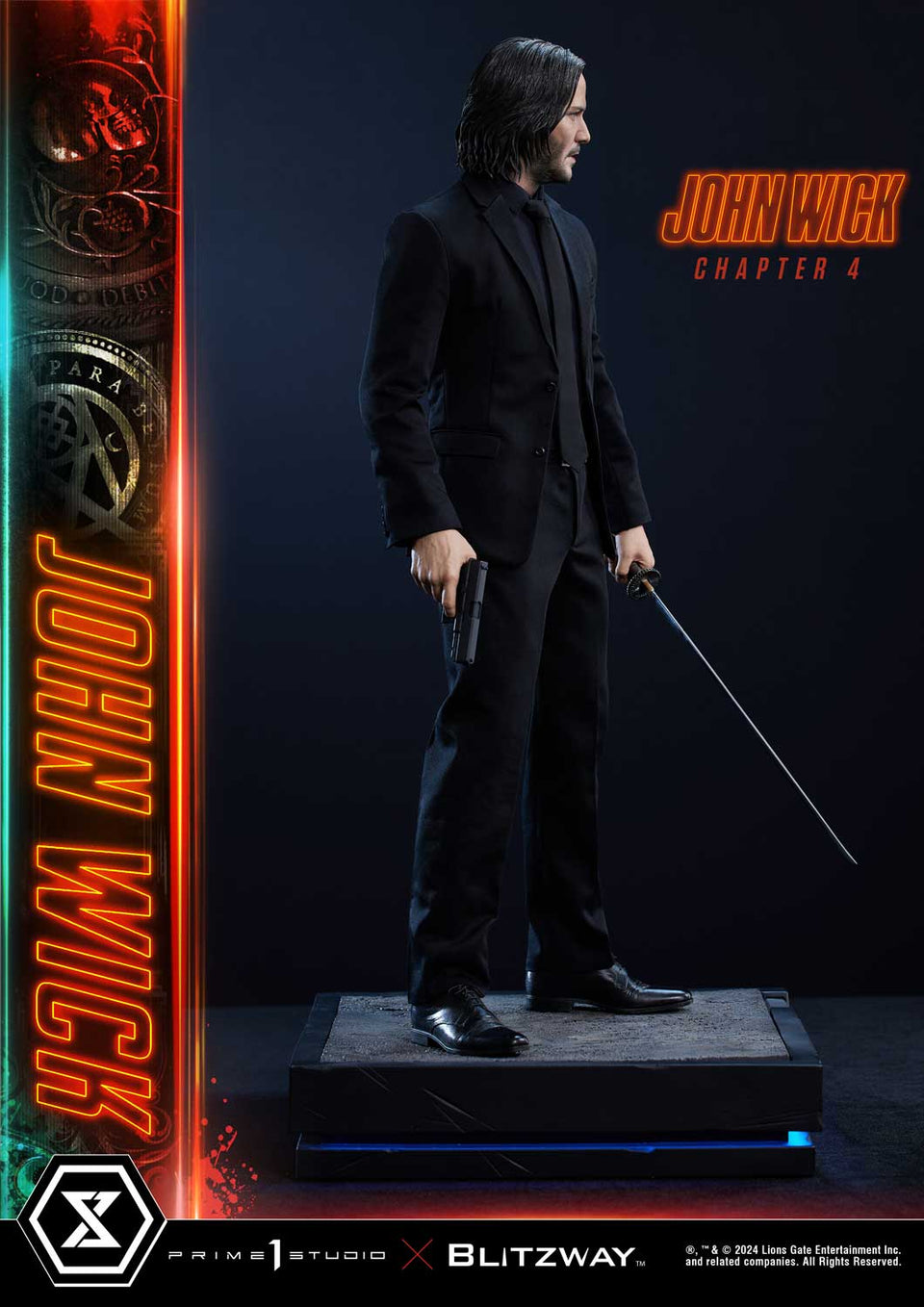 Prime 1 Studio John Wick Chapter 4 (Film) (Deluxe Version) 1/4 Scale Statue