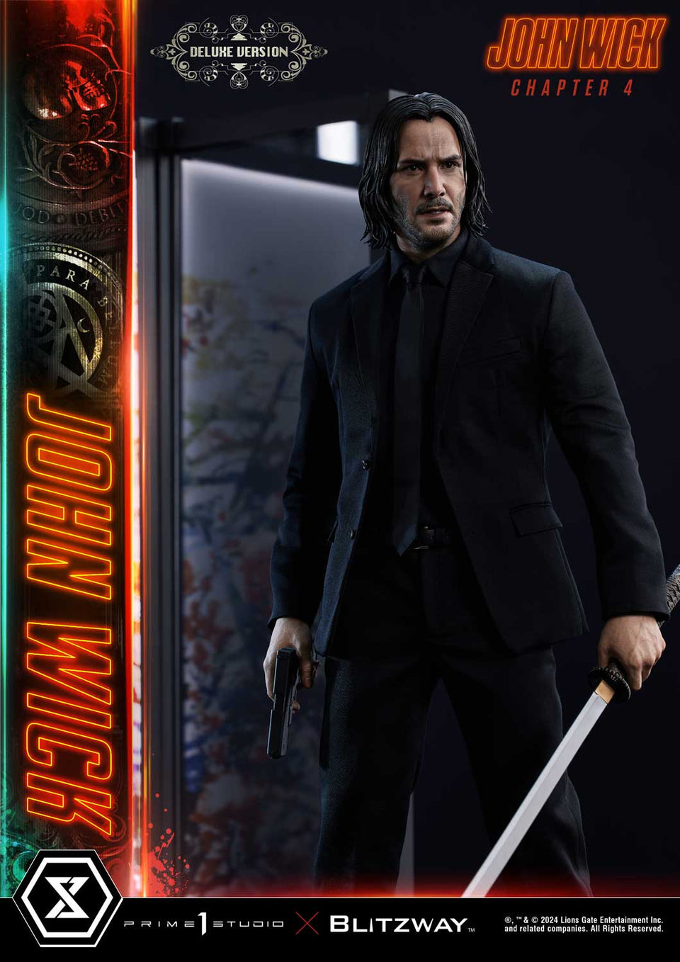 Prime 1 Studio John Wick Chapter 4 (Film) (Deluxe Version) 1/4 Scale Statue