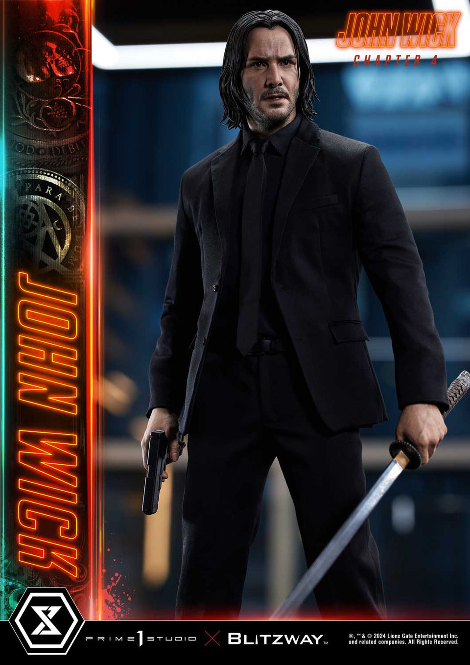 Prime 1 Studio John Wick Chapter 4 (Film) (Deluxe Version) 1/4 Scale Statue