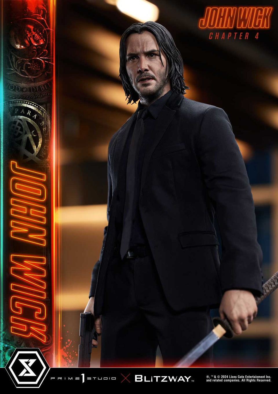 Prime 1 Studio John Wick Chapter 4 (Film) (Deluxe Version) 1/4 Scale Statue