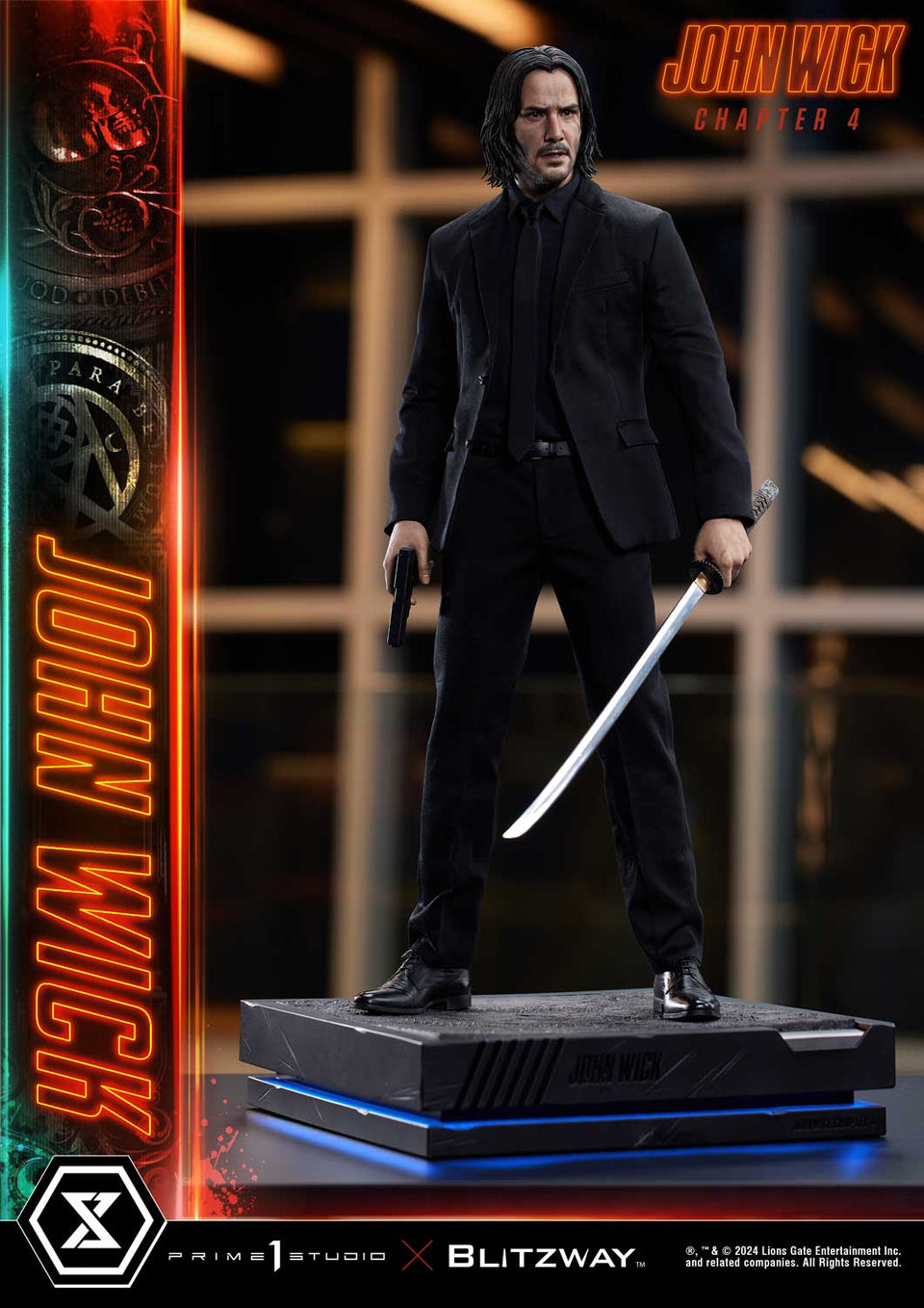 Prime 1 Studio John Wick Chapter 4 (Film) (Deluxe Version) 1/4 Scale Statue