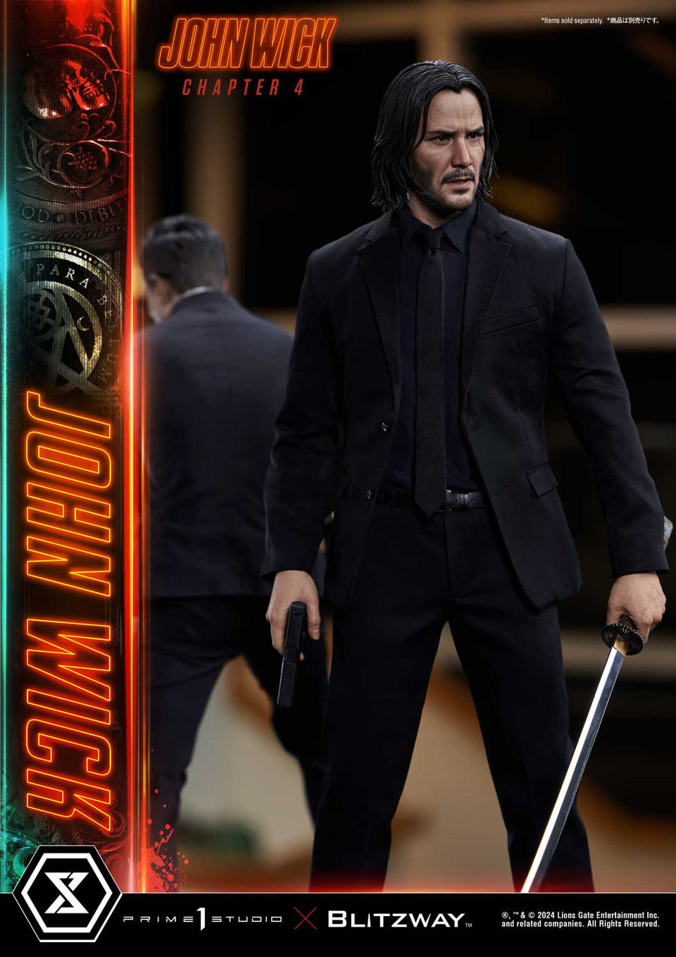 Prime 1 Studio John Wick Chapter 4 (Film) (Deluxe Version) 1/4 Scale Statue