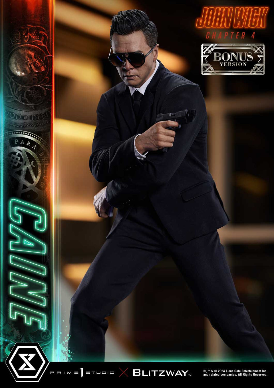 Prime 1 Studio Caine (John Wick Chapter 4 Film) (Deluxe) 1/4 Scale Statue