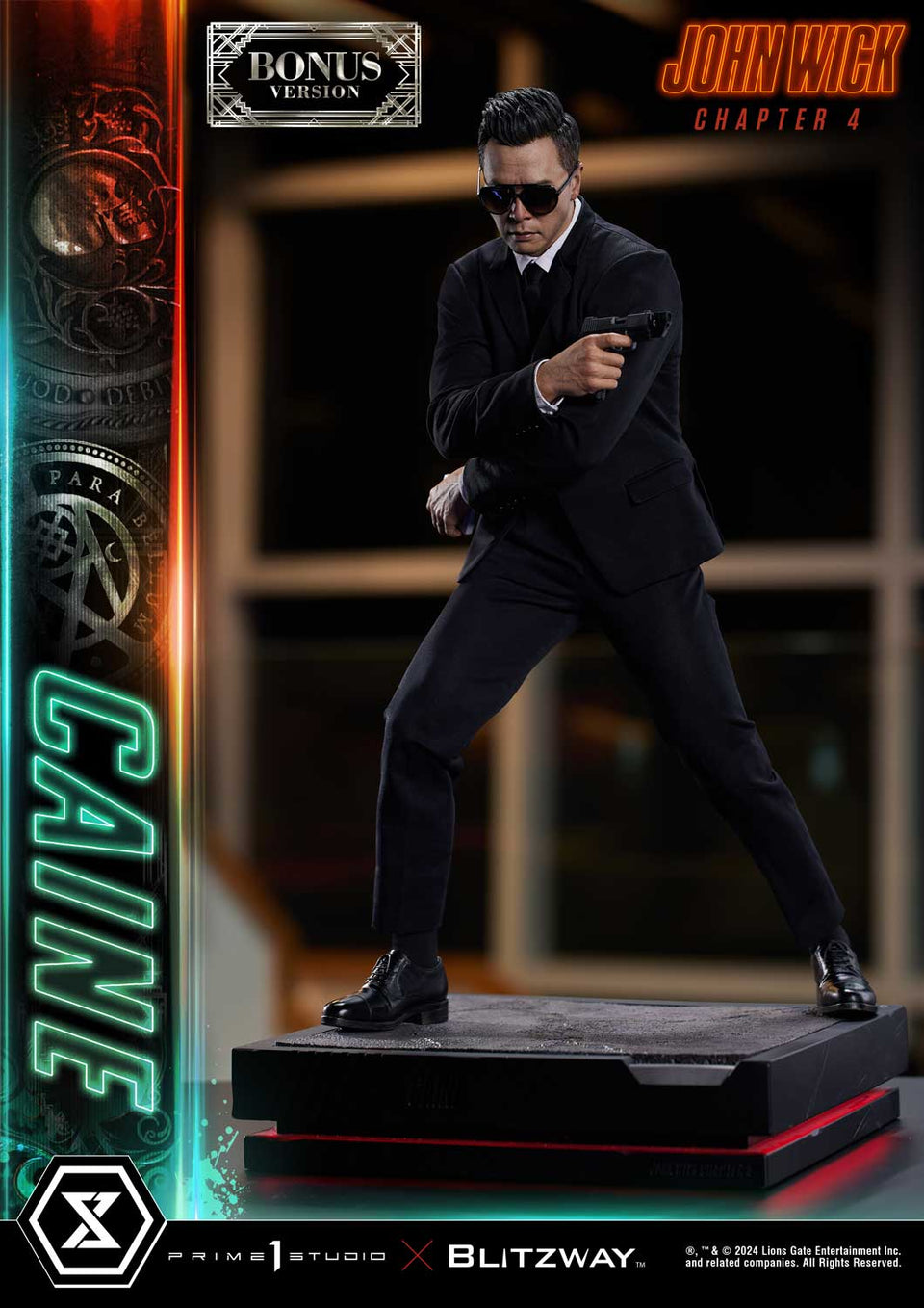 Prime 1 Studio Caine (John Wick Chapter 4 Film) (Deluxe) 1/4 Scale Statue