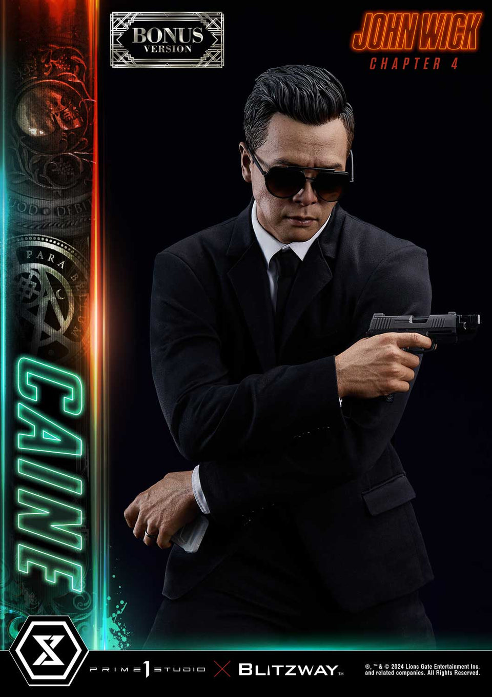 Prime 1 Studio Caine (John Wick Chapter 4 Film) (Deluxe) 1/4 Scale Statue