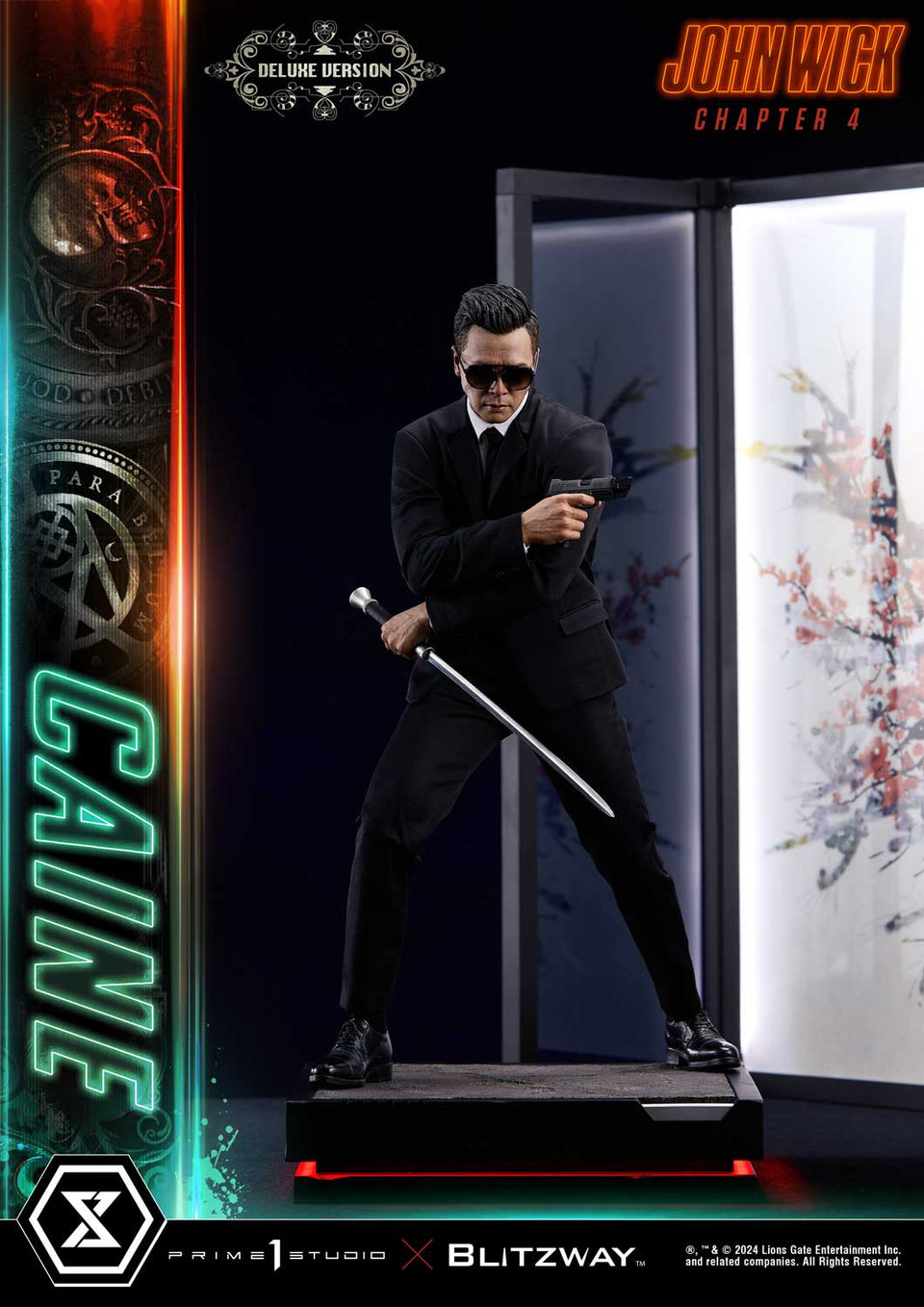 Prime 1 Studio Caine (John Wick Chapter 4 Film) (Deluxe) 1/4 Scale Statue