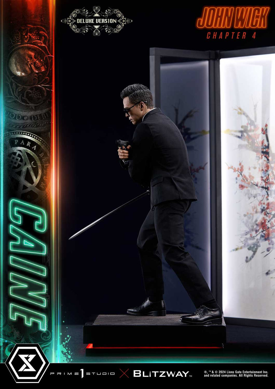 Prime 1 Studio Caine (John Wick Chapter 4 Film) (Deluxe) 1/4 Scale Statue