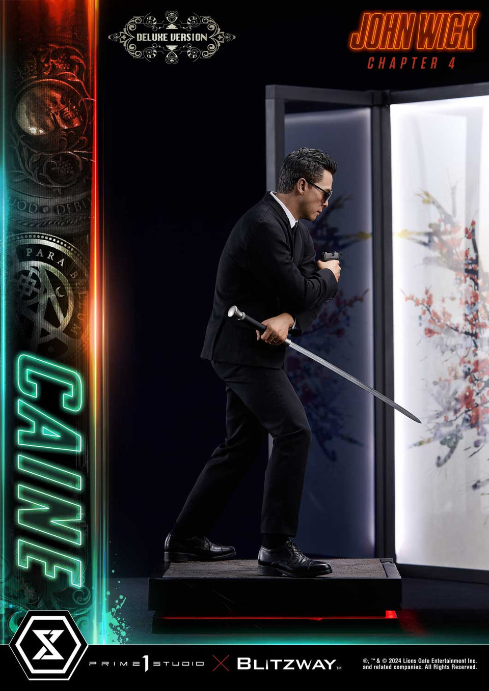 Prime 1 Studio Caine (John Wick Chapter 4 Film) (Deluxe) 1/4 Scale Statue