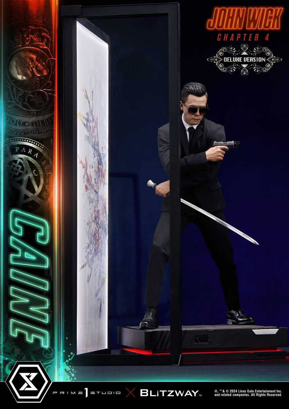 Prime 1 Studio Caine (John Wick Chapter 4 Film) (Deluxe) 1/4 Scale Statue