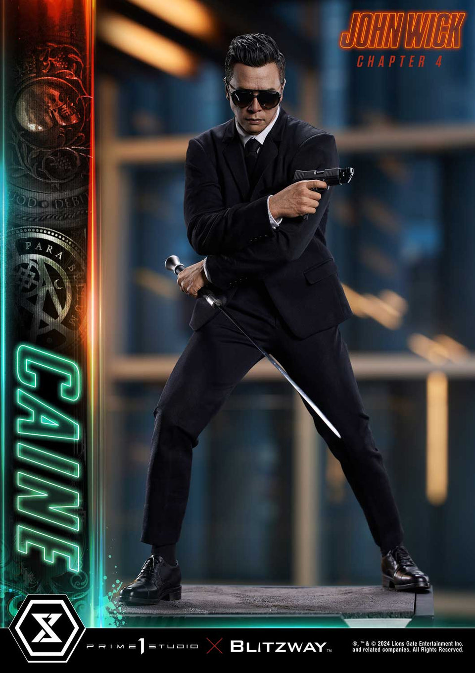 Prime 1 Studio Caine (John Wick Chapter 4 Film) (Deluxe) 1/4 Scale Statue