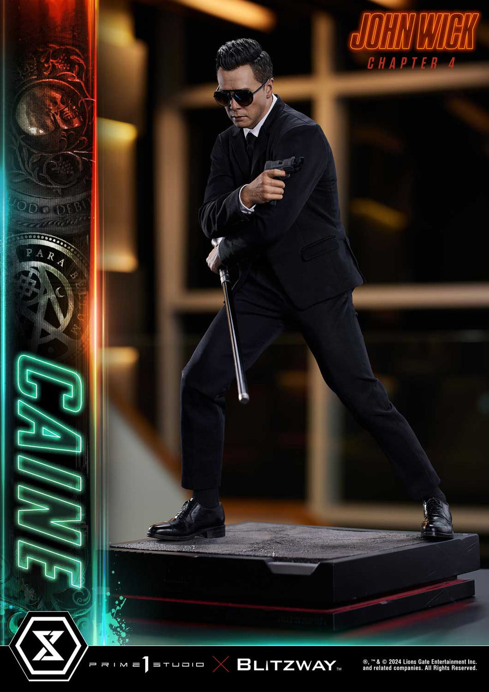 Prime 1 Studio Caine (John Wick Chapter 4 Film) (Deluxe) 1/4 Scale Statue