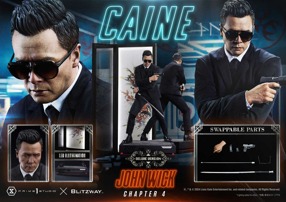 Prime 1 Studio Caine (John Wick Chapter 4 Film) (Deluxe) 1/4 Scale Statue