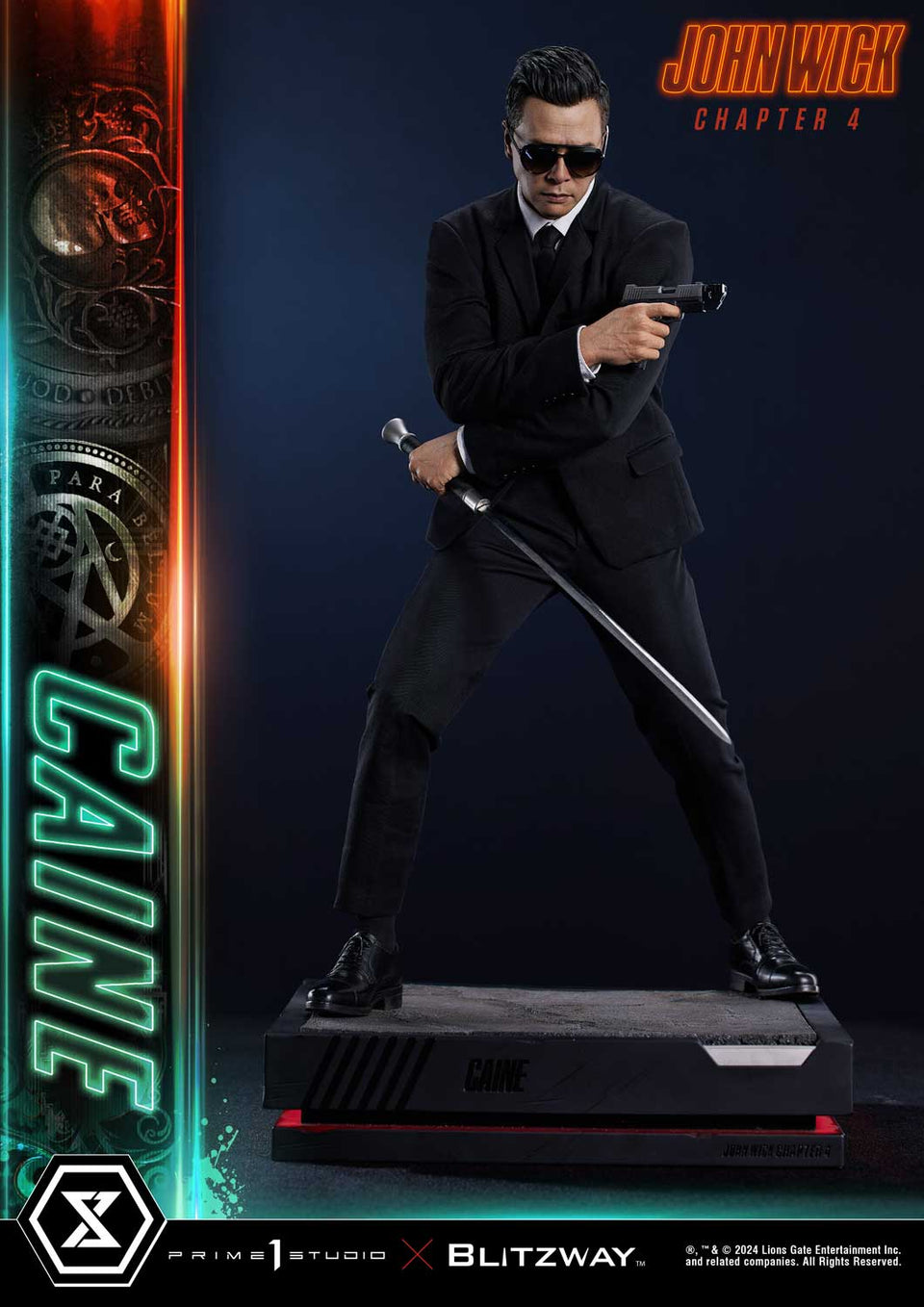 Prime 1 Studio Caine (John Wick Chapter 4 Film) (Deluxe) 1/4 Scale Statue