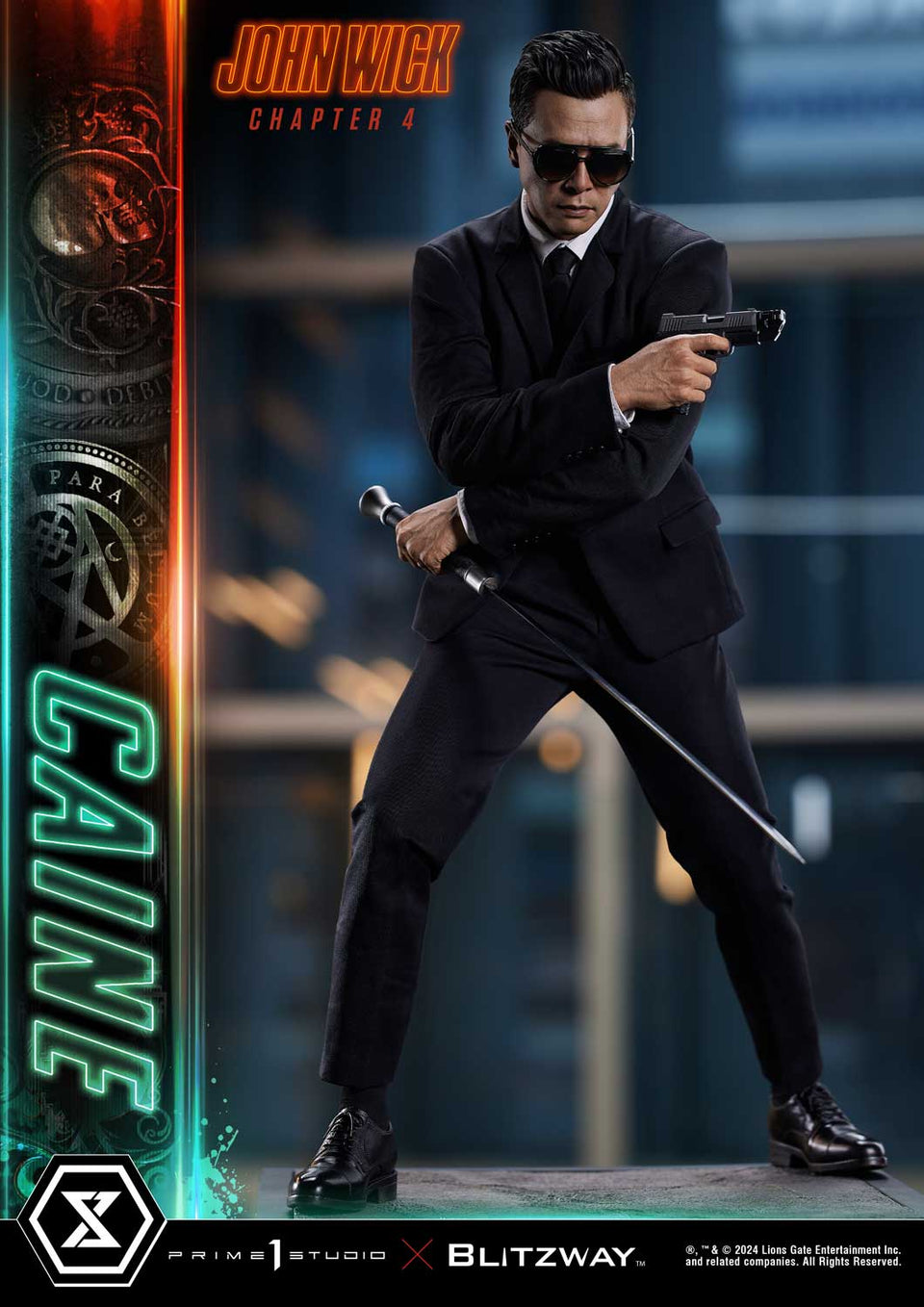 Prime 1 Studio Caine (John Wick Chapter 4 Film) (Deluxe) 1/4 Scale Statue