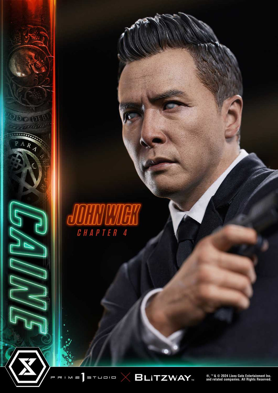 Prime 1 Studio Caine (John Wick Chapter 4 Film) (Deluxe) 1/4 Scale Statue