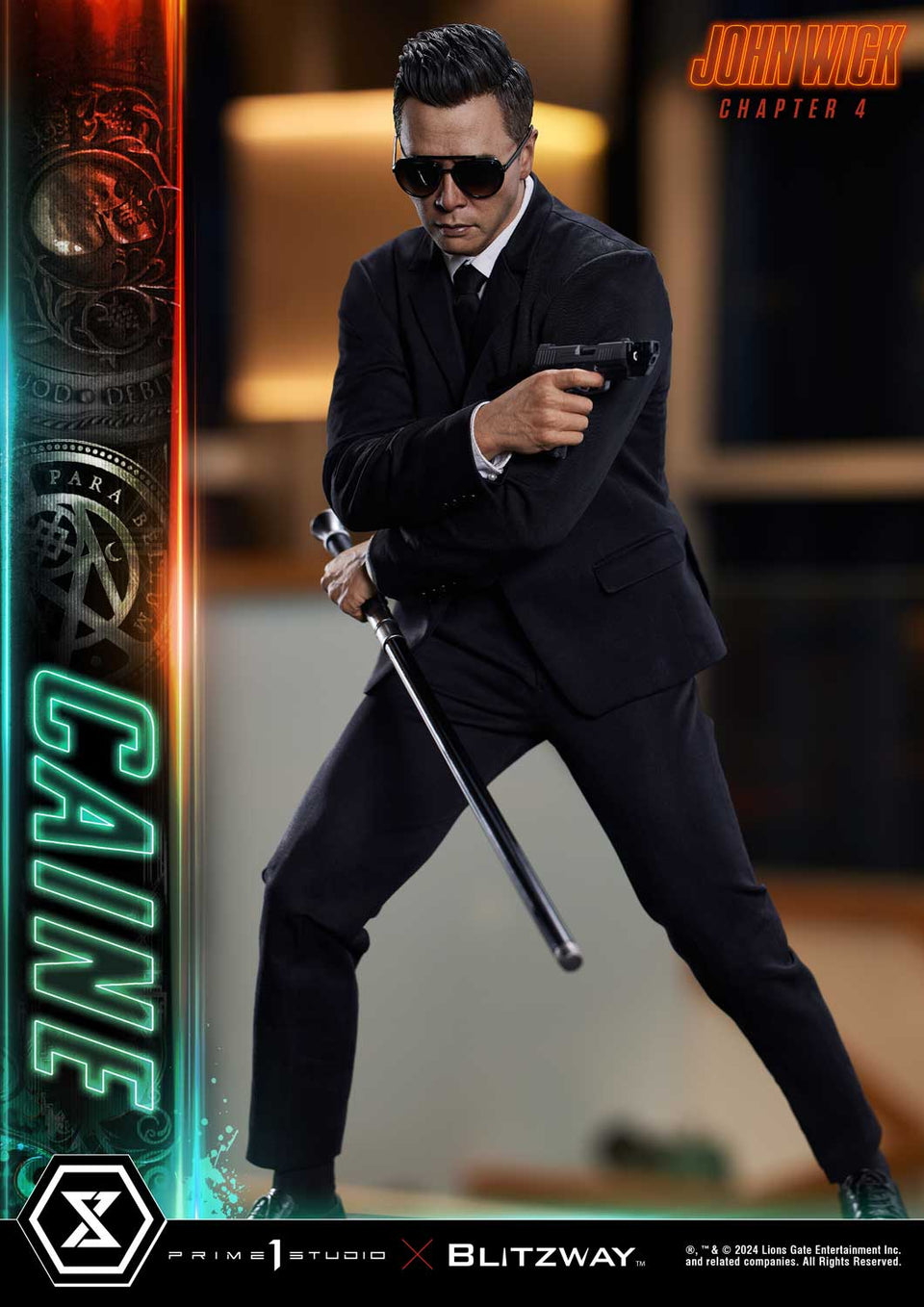 Prime 1 Studio Caine (John Wick Chapter 4 Film) (Deluxe) 1/4 Scale Statue