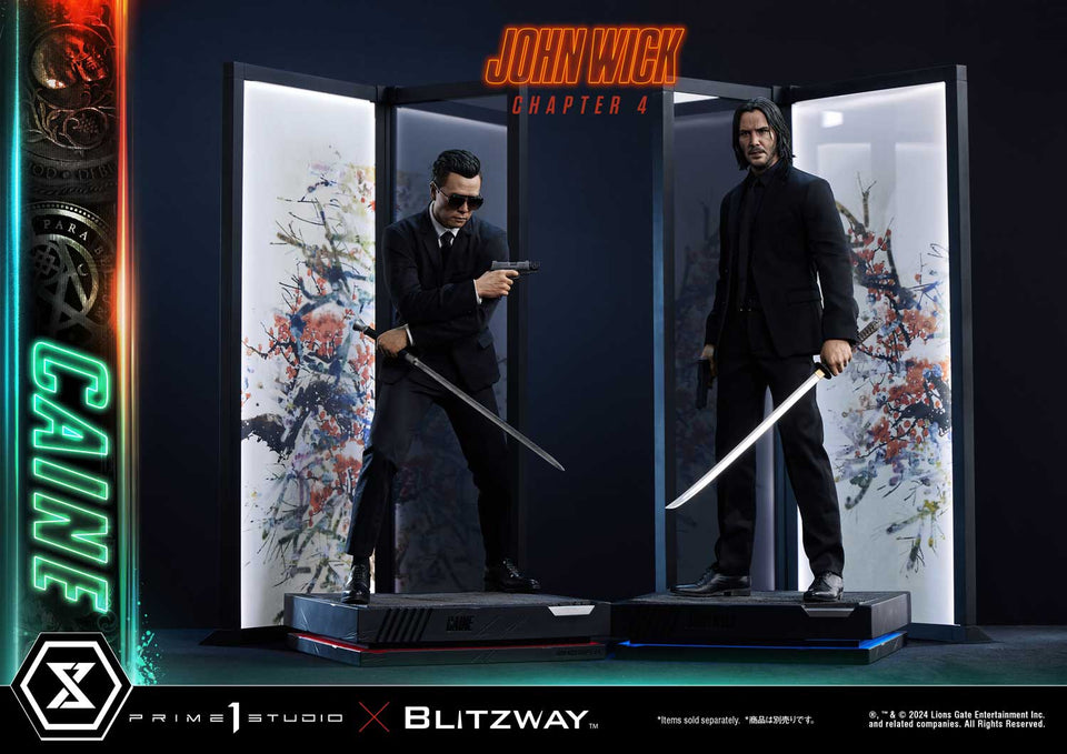 Prime 1 Studio Caine (John Wick Chapter 4 Film) (Deluxe) 1/4 Scale Statue